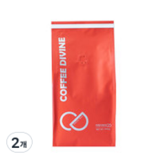 COFFEE DIVINE 完美深烘焙綜合豆咖啡, 無研磨咖啡豆, 500g, 2包