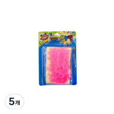 BMS 5000 彩色夢幻夜光星星塑膠貼紙, 粉紅色, 5個