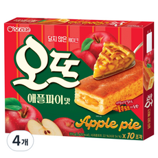 오리온 오뜨 애플파이맛 10p, 350g, 4개