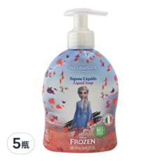 NATURAVERDE 矢車菊低敏潔顏沐浴液態皂 愛紗公主, 250ml, 5瓶