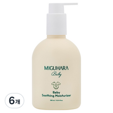 미구하라 베이비 수딩 모이스처라이저 로션, 300ml, 6개