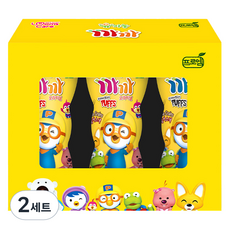 까까 프로엠 맘스케어 뽀로로 유기농 오리지날 43g x 2p + 블랙 43g 선물세트, 곡물, 2세트