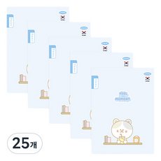 펜피아 1000 초등 제본노트 10칸쓰기 노트, D 블루, 25개