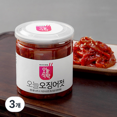 오늘식탁 강경 오징어젓, 250g, 3개