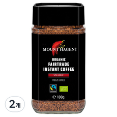 마운트하겐 유기농 원두커피믹스, 100g, 2개
