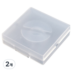 Velonic 塑膠簡易數據線整理便攜收納盒 A型 096, 透明, 2個