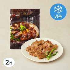오프라이스 한입가득 납작떡갈비 (냉동), 600g, 2개