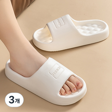 앤티스 마카롱 논슬립 거실화, 화이트, 3개