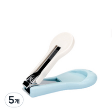 어바웃올리 유아용 안전 손톱깎이, 블루, 5개