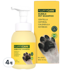 마이플러피 반려동물 버블 시카 샴푸 부분 세정용, 300ml, 1개입, 4개