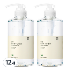 피부백서 알로에 수딩 젤 96, 12개, 500ml