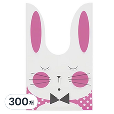 ARTJOY 兔子耳朵禮物袋 包裝袋, 300個, 兔子先生