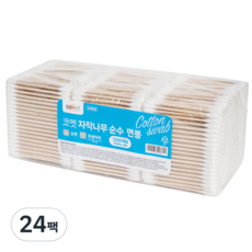 comet 白樺木軸雙頭棉花棒, 24包, 100件