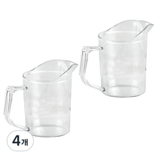 바이굿즈 PC 계량컵, 225ml, 4개 225ml, 4개