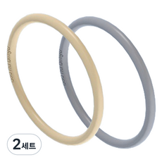 Skawiz 彈力運動針織護膝 杏色+灰色套組, 2套