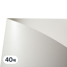 두성 티라미수 팬시페이퍼 백색펄, A4, 40개