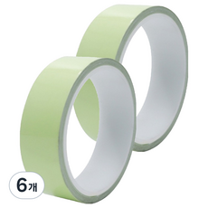 DAILYSHARE 超強力魔術膠帶, 夜光, 6個