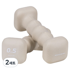 스케쳐스 플로우 사각 아령 덤벨, 0.5kg, 2세트