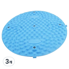 Potenkit 防滑足部指壓墊 37 x 37 cm 200g, 藍色, 3個