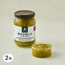 일품식탁 생바질페스토, 280g, 2개