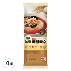 Nonghyupsikpum 香辣海鮮麵, 115g, 4個