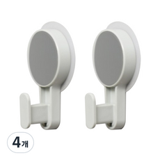 더홈스 접착식 벽걸이 후크, 4개