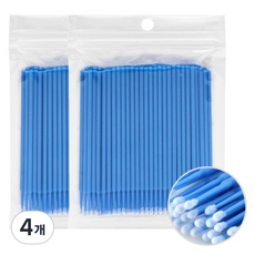 LaMon 多用途精細作業微型短頭棉花棒, 200入, 4個