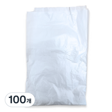 垃圾袋 白色, 50L, 100個