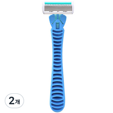 Hiery 女性用全身除毛器 彩色刮毛刀 藍色, 1入, 2個