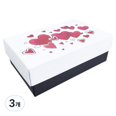 BUNTBOX 선물상자 M, 하트, 3개