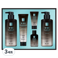리엔 물들임 엔트리세트 자연갈색 + 쇼핑백, 3세트