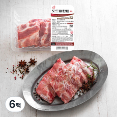 도드람한돈 등갈비 구이&찜용 (냉장), 500g, 6팩