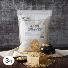 右粒、輕壓燕麥米(壓榨燕麥), 1.8公斤, 3個