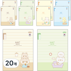 PENPIA 1000小學裝訂寫作本筆記, 隨機出貨, 20個