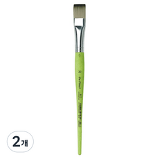 達芬奇 合成樹脂 多用途 平刷 綠色 GD374.20, 2個, 20號