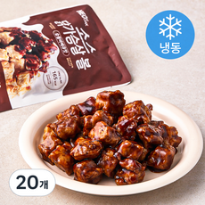 허닭 소스 닭가슴살볼 숯불바베큐맛 (냉동), 100g, 1개입, 20개