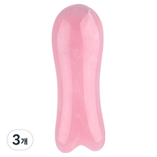 바이데 멋진 얼굴괄사 마사지기, 핑크3, 3개