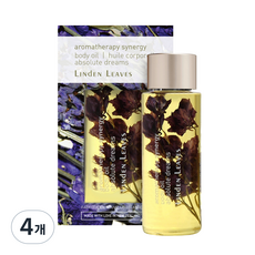 린든리브즈 아로마테라피 시너지 바디오일 앱솔루트 드림즈, 4개, 60ml