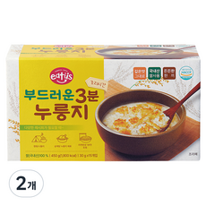 이더스 부드러운 3분 누룽지 15p, 450g, 2개