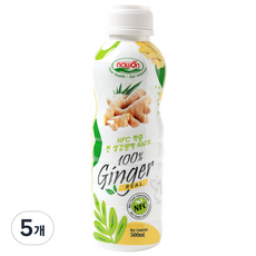나원 NFC 착즙 찐 생강 원액 100%, 500ml, 5개