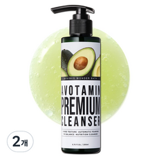 WONDER BATH Vegitoks酪梨維他命弱酸性泡沫洗面乳, 200ml, 2個