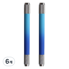 미소로운 양방향 연필깍지, 그라데이션블루, 6개