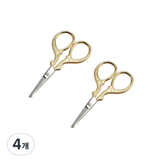 블링앤수 코털가위019, 골드, 4개