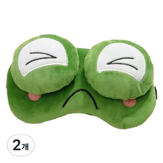 Livman 大眼青蛙玩偶睡眠眼罩 D, 2個, 1入