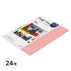 paperculture Print Pro 厚磅彩色影印紙 205g No.24 粉紅色, A3, 24個