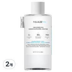TOUN28 海南404 玻尿酸積雪草化妝水, 2個, 300ml