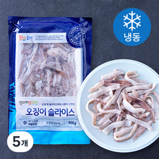 곰곰 오징어 슬라이스 (냉동), 5개, 400g