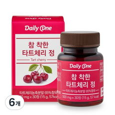 데일리원 참 착한 타트체리정, 6개, 30정