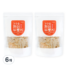 프레시데이 갓구운 쌀눈쌀 현미누룽지 지퍼형, 270g, 6개