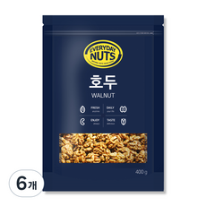 에브리데이넛츠 호두, 400g, 6개